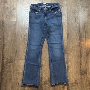 Levi's Dark Blue Flare Jeans